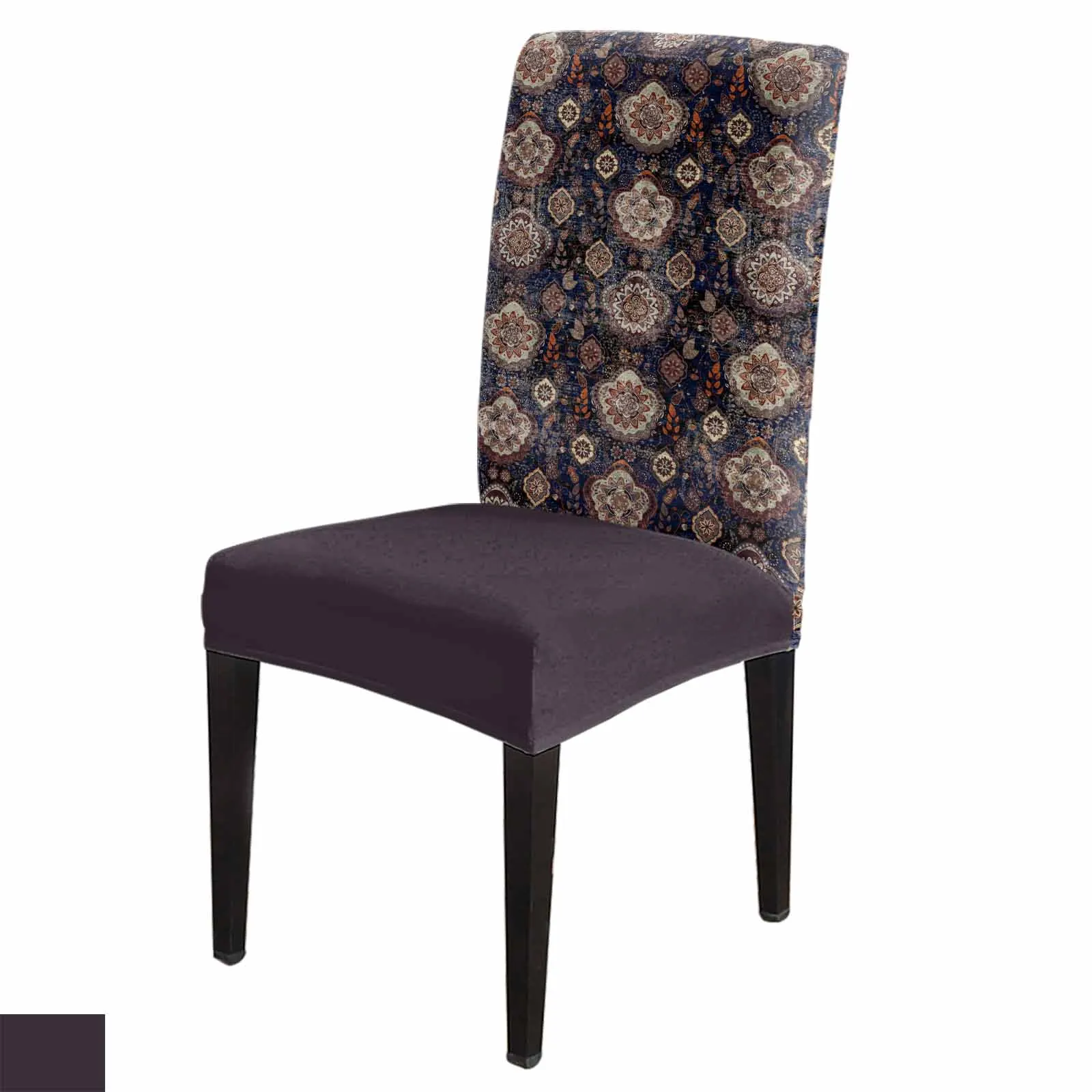 

Texture Ethnic Tribe 4/6/8PCS Spandex Elastic Chair Case For Wedding Hotel Banquet Dining Room