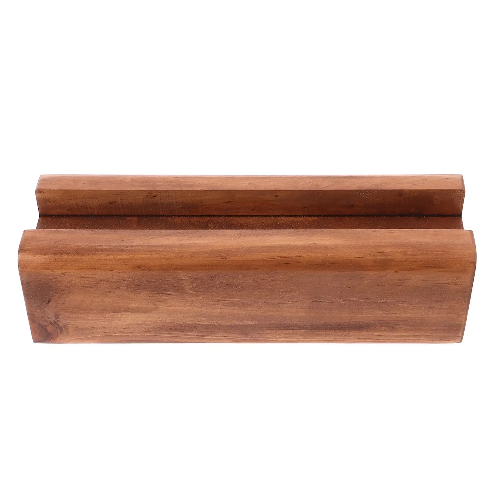 

Floor Mirror Base 25x8 Walnut Wood Stand Holder Bracket Support Anti Pad Sturdy Frame Practical Use Easy Installation