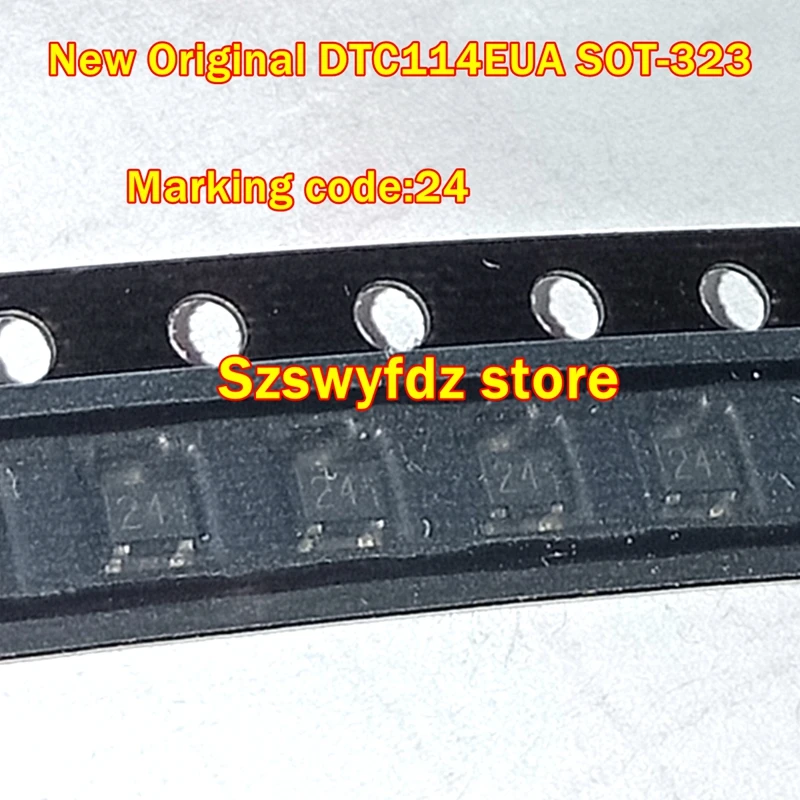 10Pcs to 1000Pcs New Original Dtc114Eua Sot-323 Marking Code:24 Npn Small Signal Transistor Small Signal Diode