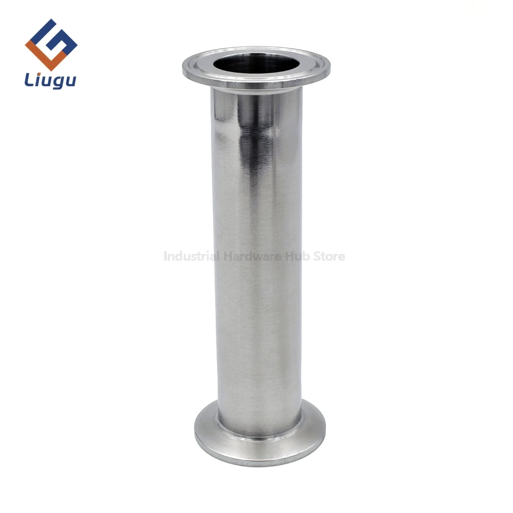 Tri Clamp Sanitary Spool Tube SS304/316 Stainless Steel Pipe Fitting 19-102mm OD 100-500mm Length for Homebrew Brewing Equipment