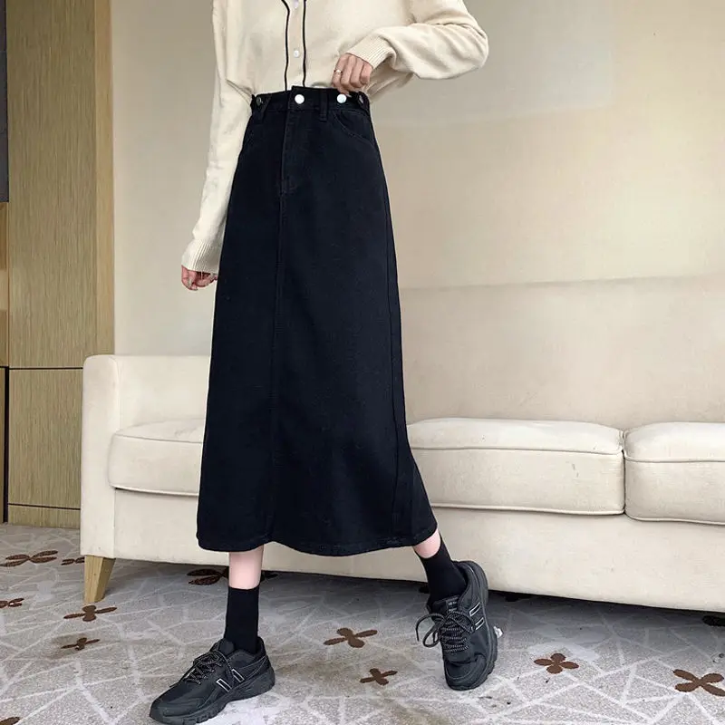 Skirts Women Stylish High Waist Fashionable Creativity Korean Style A-line Streetwear Casual Elegant Female Charming Personality