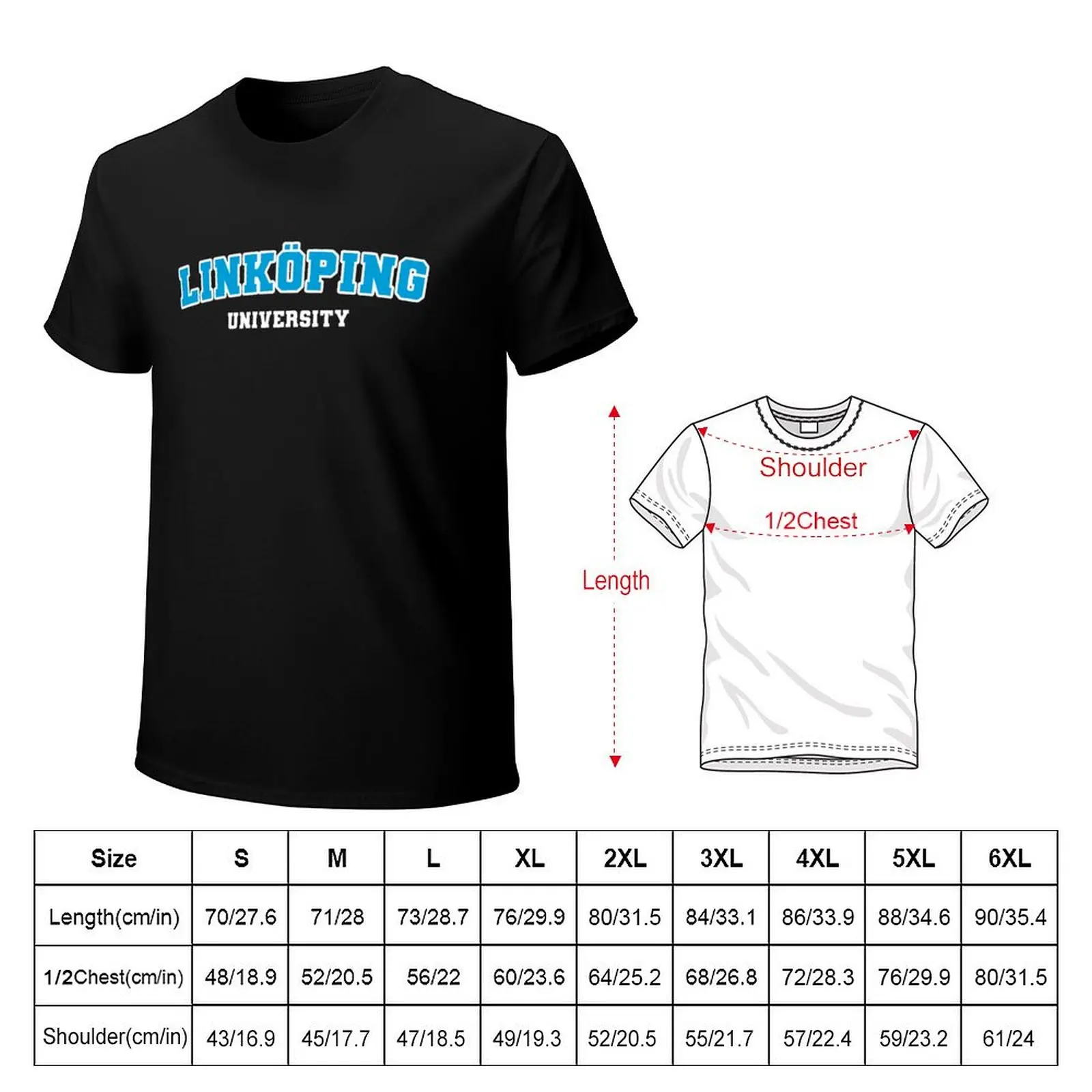 Link?ping University T-Shirt t shirts for man pack white T-Shirt