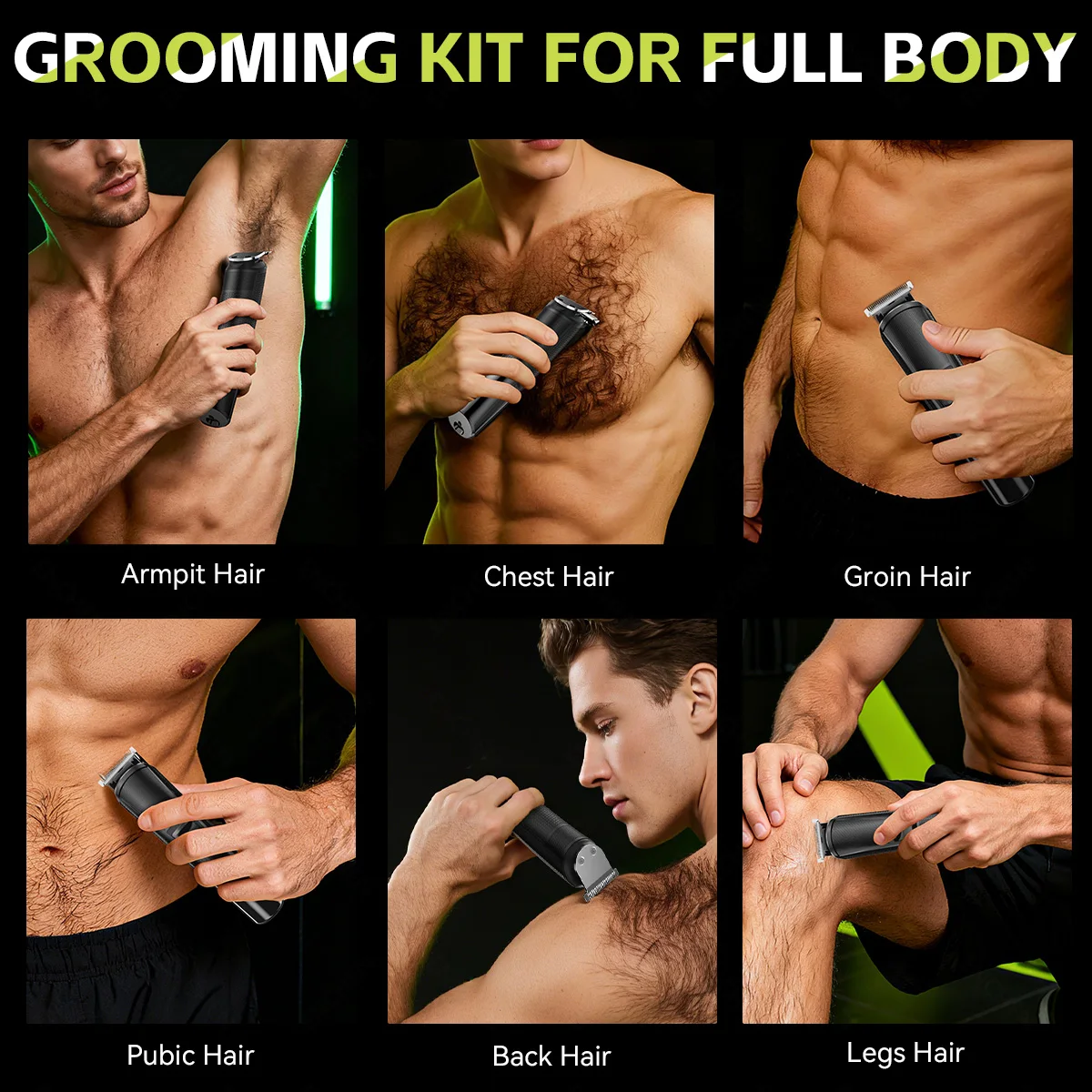 ENCHEN Beardo 3 Hair Trimmer & Groom Kit For Beard Trimming And Body Grooming With Type-C Charging And Indicator Light image 6