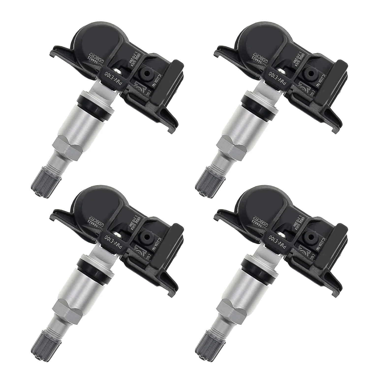 

4PCS PMV-E100 TPMS Sensor 433MHz for Toyota Avalon/Camry/4Runner/Corolla Replaces OE 42607-02090 Tire Pressure Monitor