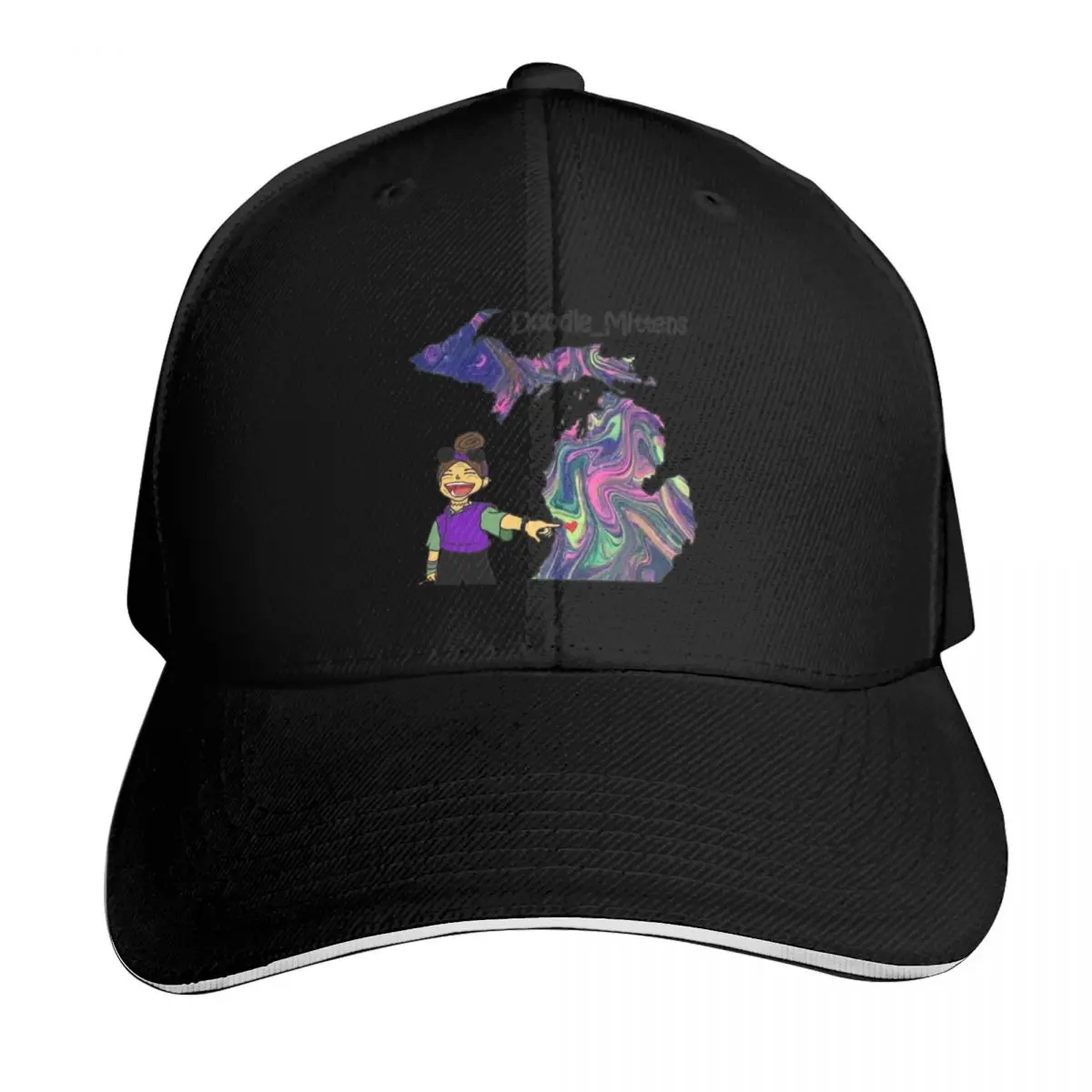 Doodle_mittens Promotional Logo Baseball Cap Unisex for Men Women Outdoor Golf Running Hiking Summer Beach Travel