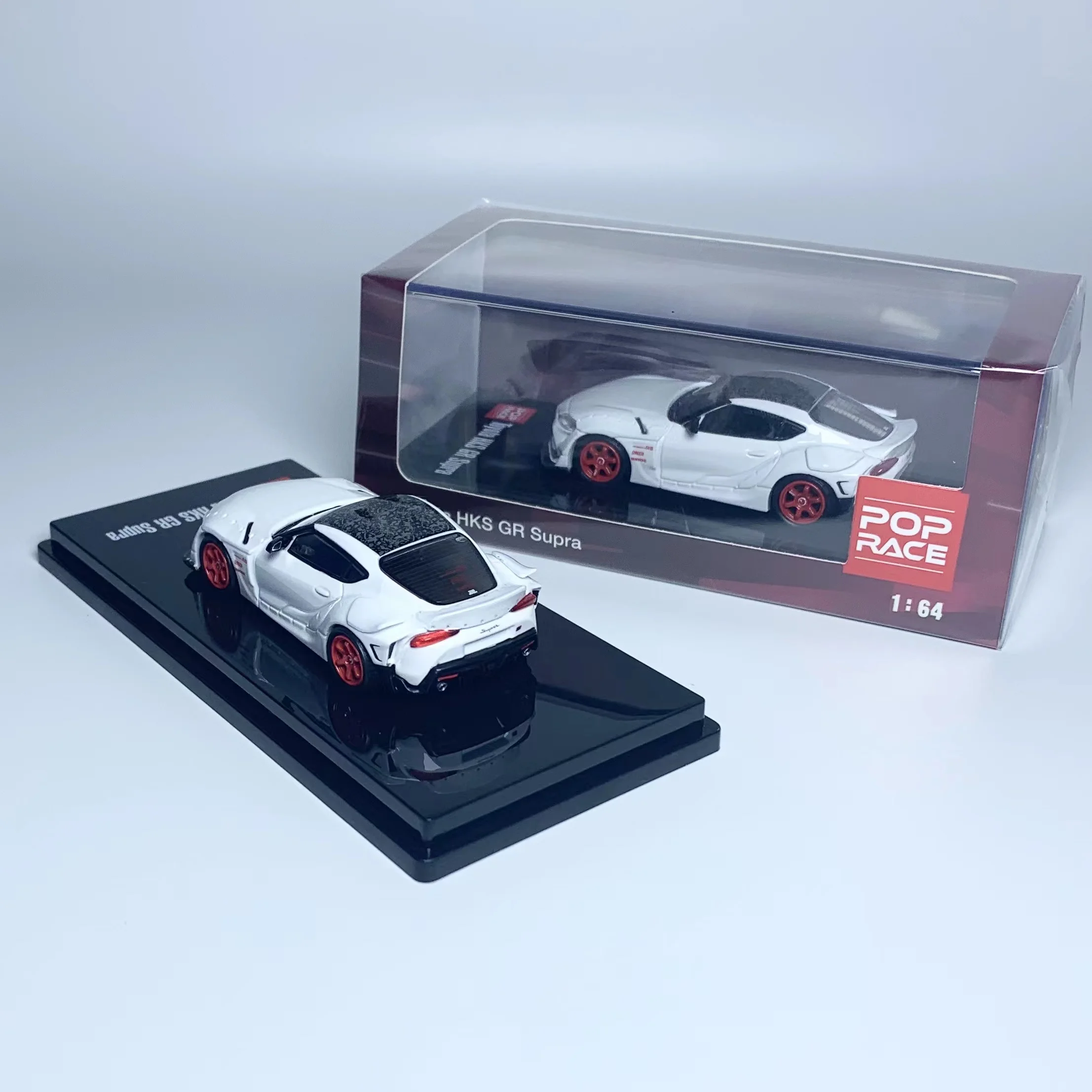 POP RACE 1:64  HKS GR Supra Collection alloy model pieces