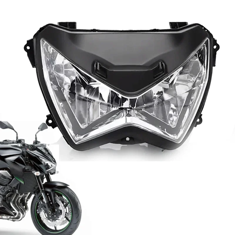 

Для Kawasaki Z250 Z-250 2013-2020 Z300 2015 2016 Z800 2013-2016 передняя фара мотоцикла, прозрачная фара