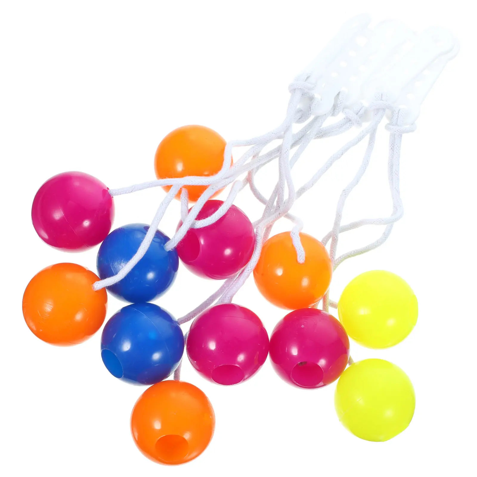 Jumping Spring Finger Toys 6 Pack Colorful Plastic Soccer Ball Fidget Sensory Toys for Kids Party Favors