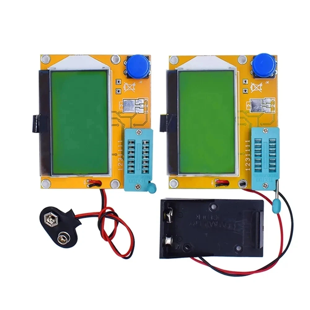 LCR-T4 T3 12846 LCD ATMEGA328 Digital Transistor Tester Meter retroilluminazione diodo triodo capacità ESR MOS PNP NPN L/C/R B03