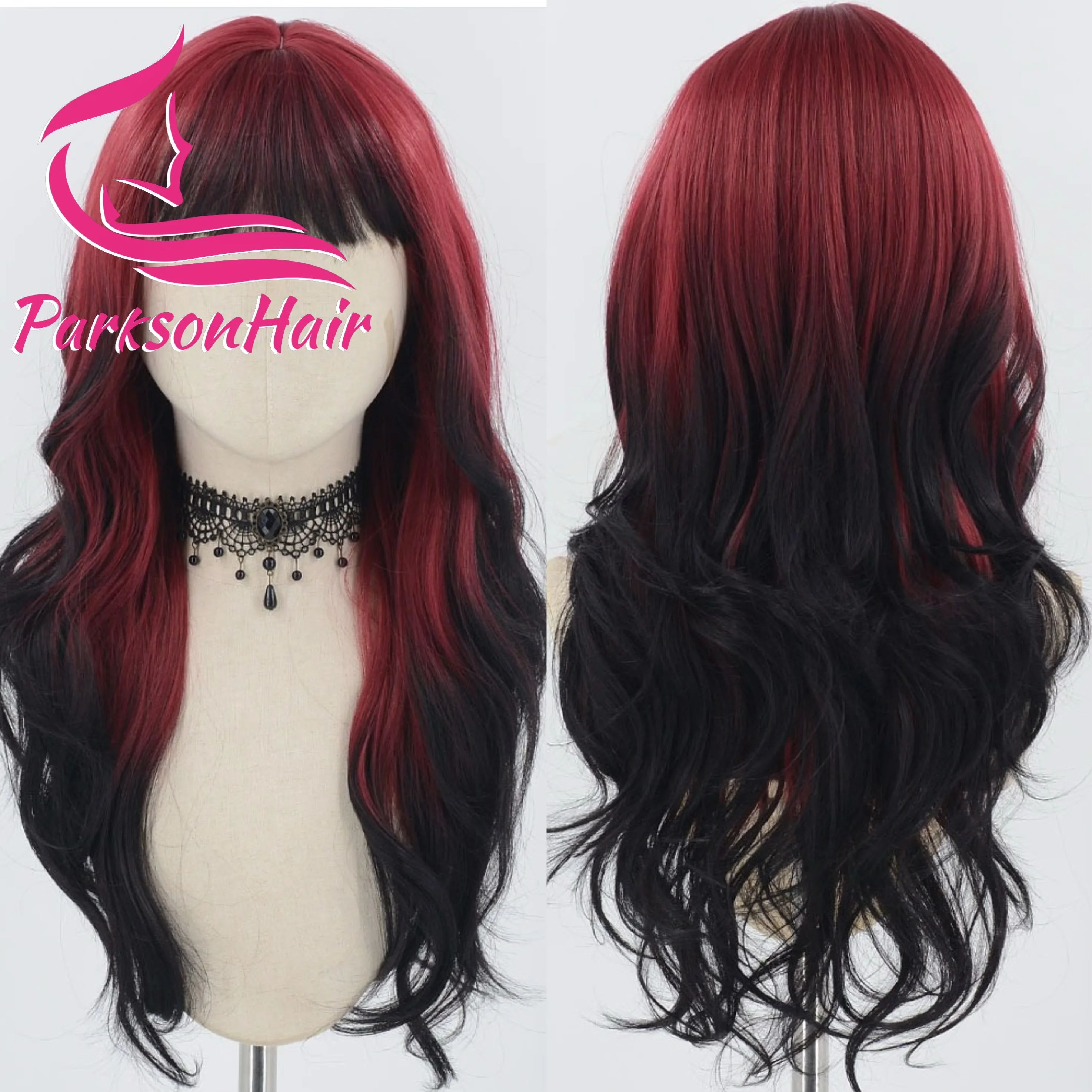 180% 13x6 الدانتيل الشفاف الجبهة خصلات الشعر المستعار الإنسان أحمر/أسود قبل نتف الجسم موجة أومبير 13x4 شعر خام الدانتيل شعر مستعار أمامي للنساء