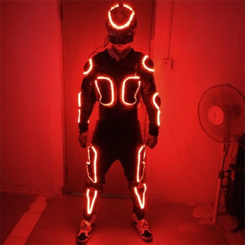 Led Suit For LED Robot suits Led Outfit Clothes Fashion LED Armor Light Up Jackets Costume