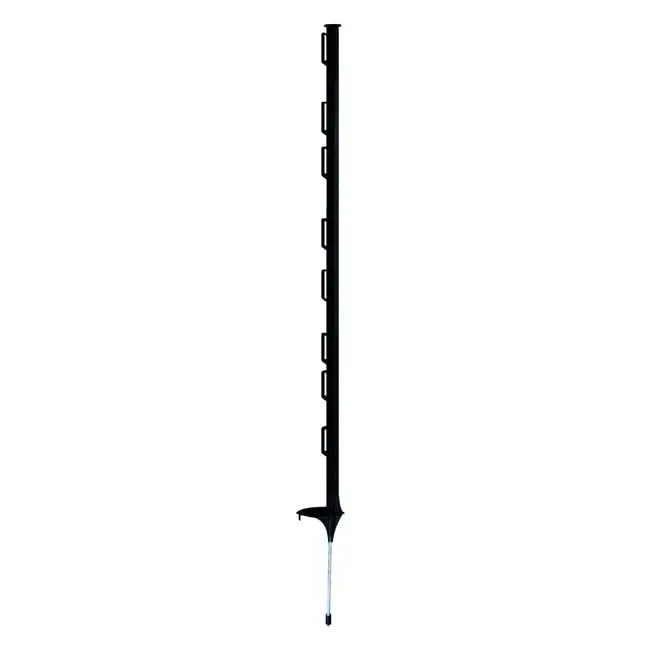 4' Plastic Step-in Posts for Electric Fence- Multi-Pack (Black) (25)