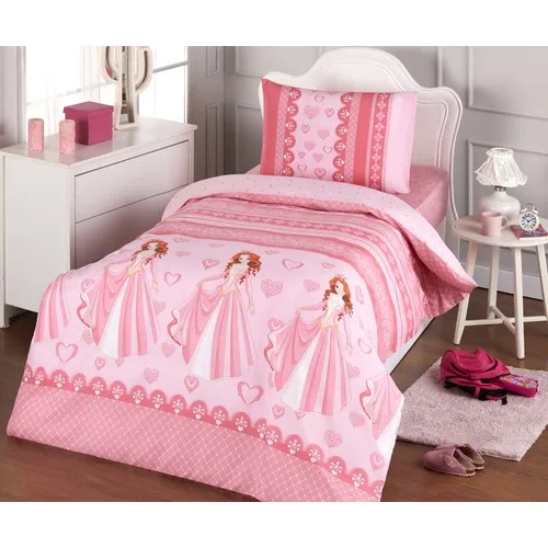 Single Duvet cover Set Kids Pattern Sweet Princess