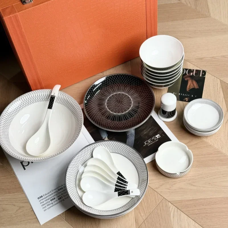 Coffret cadeau assiette à couverts