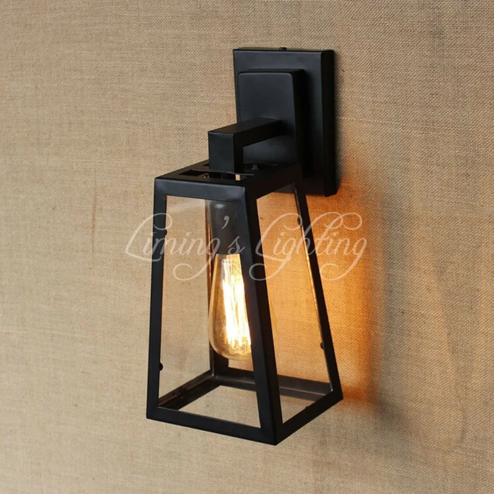 

Outdoor balcony American Country Nordic Loft Industrial Garden Corridor Lamp Bedroom Decorative Wall Lamp Hallway Light Lighting