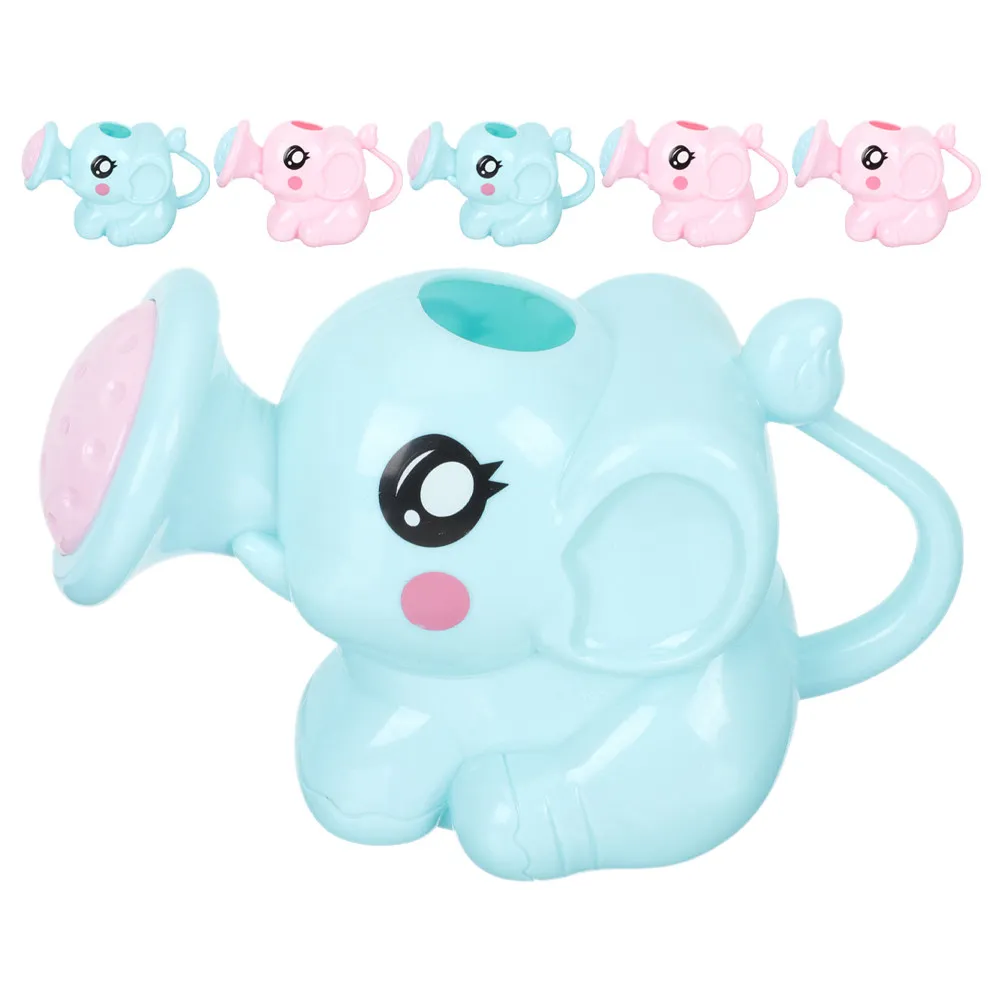 

6Pcs Elephant Shaped Bath Watering Can Colorful Kids Shower Watering Can Fun Bath Playset for Toddlers Toddler Shower Toys