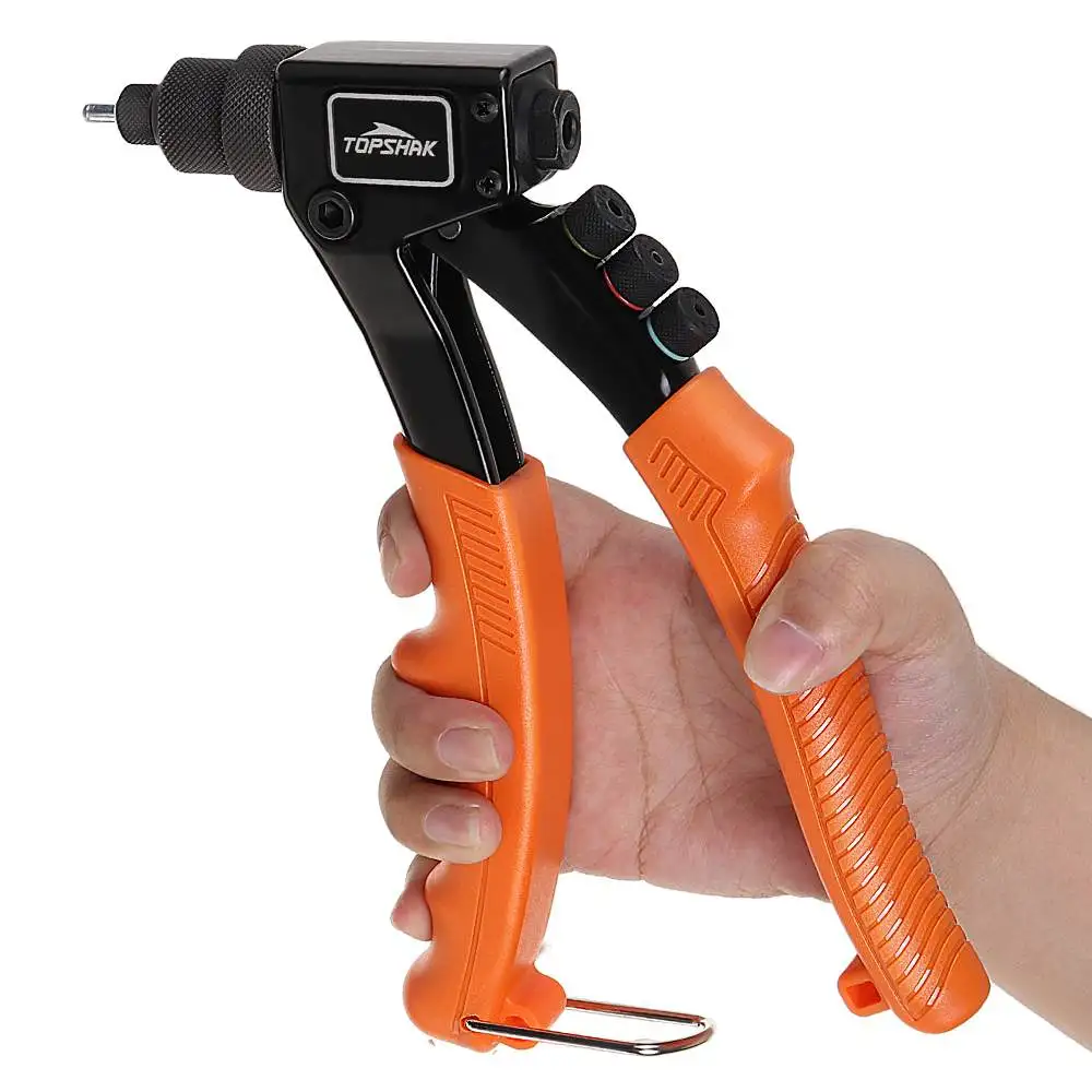 RG1 Heavy Duty Riveter Set Pop Rivet Gun 120Pcs Blind Rivets Assortment Kit Hand Tools Rivet Nut Tool