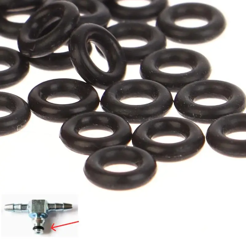 10/50Pcs Common - Rail Return Oil Backflow Pipe Connector Small O-ring For 110 Series Injectors Sealing Ring