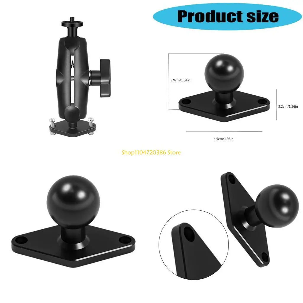 

K0EA 1In Ball Head for Mount Connecting Rod Base Head Gimbals Hollow Ball Head Adapter/Phone Holders Accessories