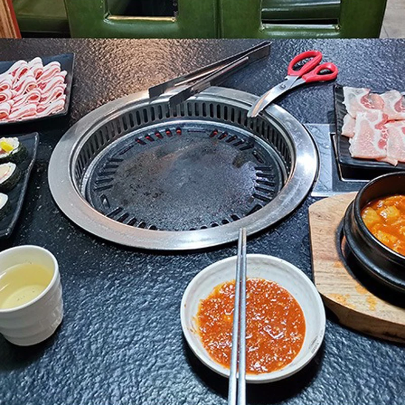 Charcoal Grill Barbecue Grill Barbecue Shop Charcoal Grill Commercial Self-smoking Grill Environmental Protection Barbecue Grill