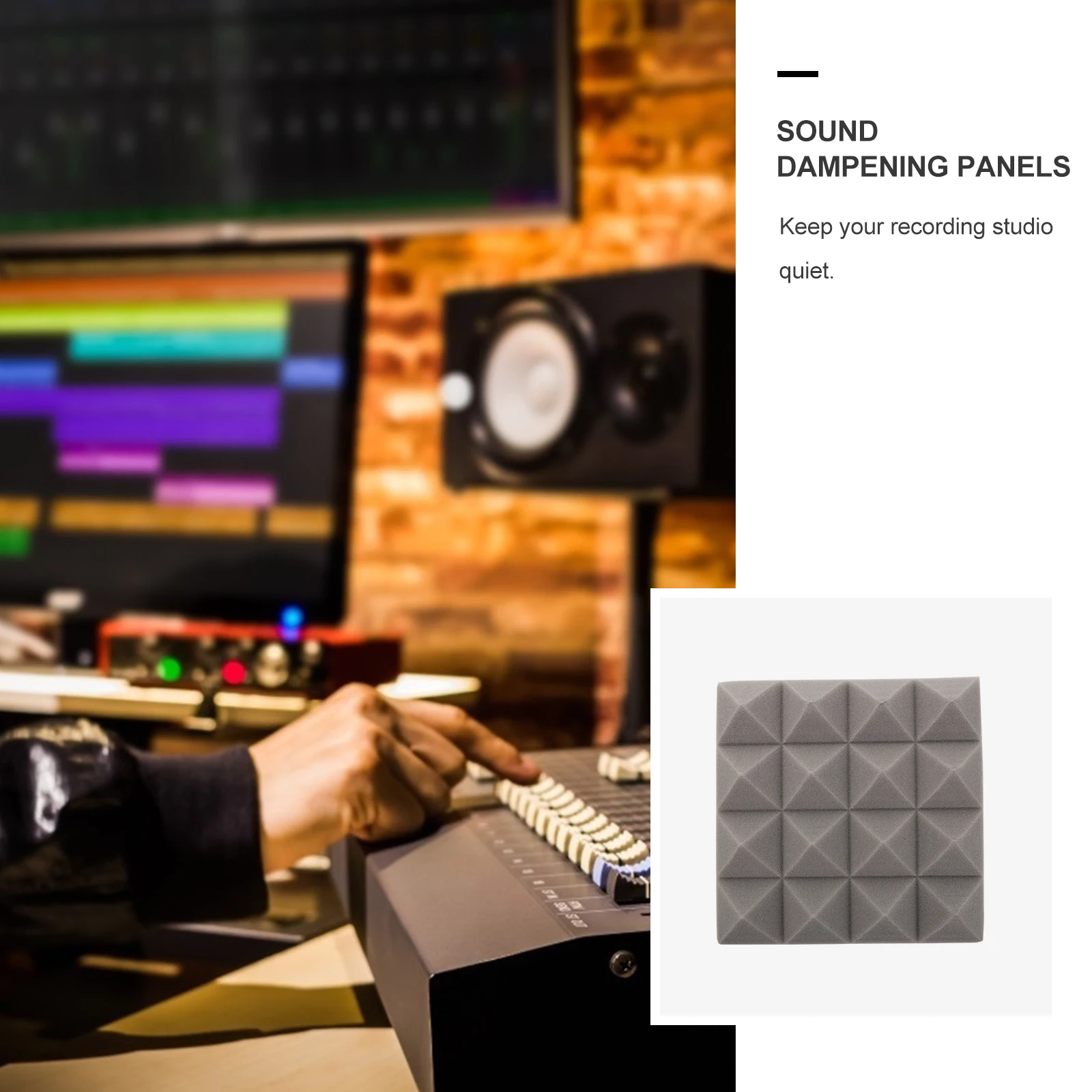 

Studio Sound-absorbing Cotton Sound-proof KTV Soundproof Panel Noise Reduction Mat Foam