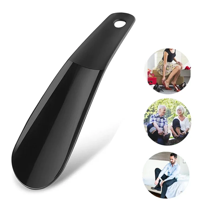 Lightweight Plastic Shoehorn with Travel Shoe Horn Helper for Men Women Accessories Compact Convenient to Carry During Travel