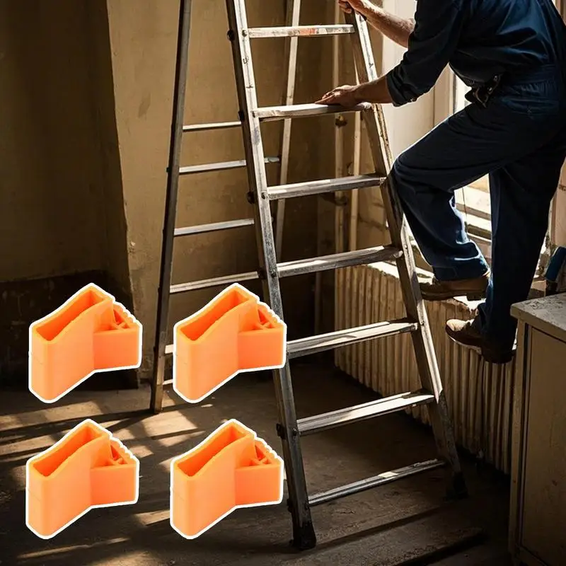 Ladder Feet Rubber Pads Ladder Feet Replacement 4X Stabilizer Non Slip Rubber Cover For Legs Protector Coaster Furniture Stairs