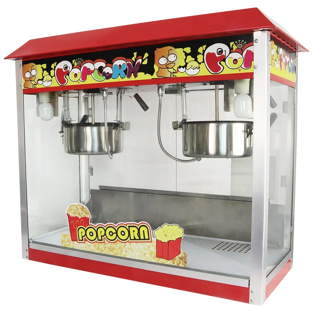 Manufacturer Automatic 16OZ Industrial Popcorn Maker Maquina De Palomitas De Maiz Electric Commercial Popcorn Machine