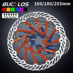 2PC BUCKLOS G3 Bicycle Brake Rotors 160/180/203mm MTB Disc Brakes Rotor Road Mountain Bike Brake Rotor with 6 Bolts Bike Parts