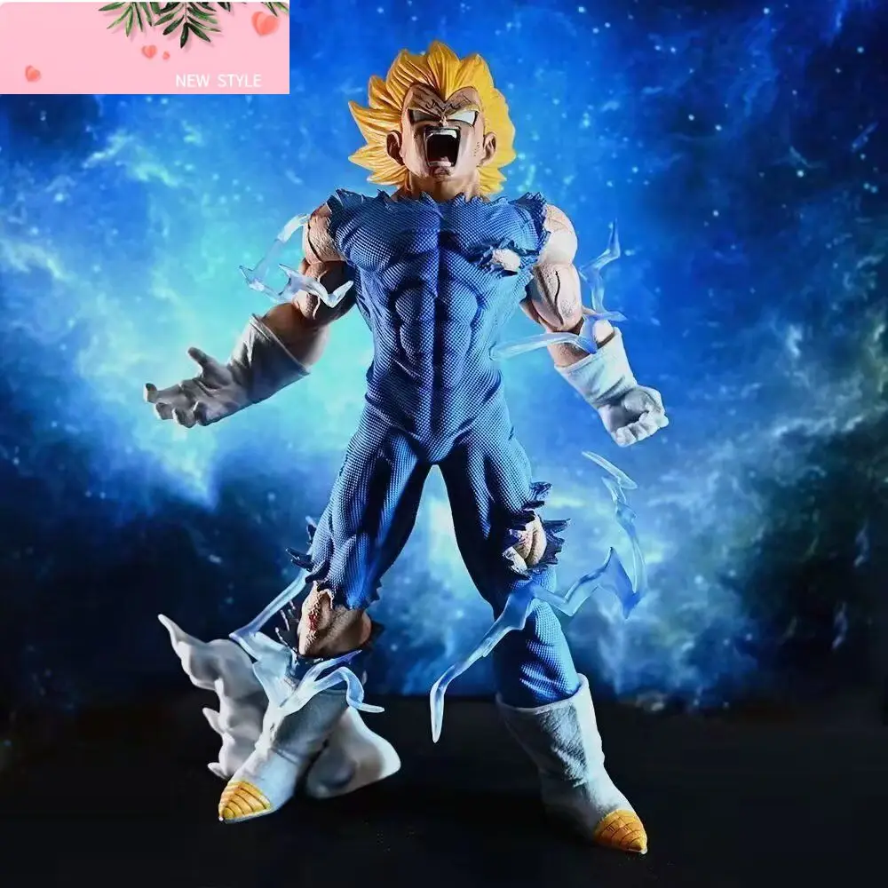 

27cm Dragon Ball Self Destructing Vegeta Demonized Vegeta Action Figurin Model Pvc Statue Doll Statue Model Collection Toys Gift