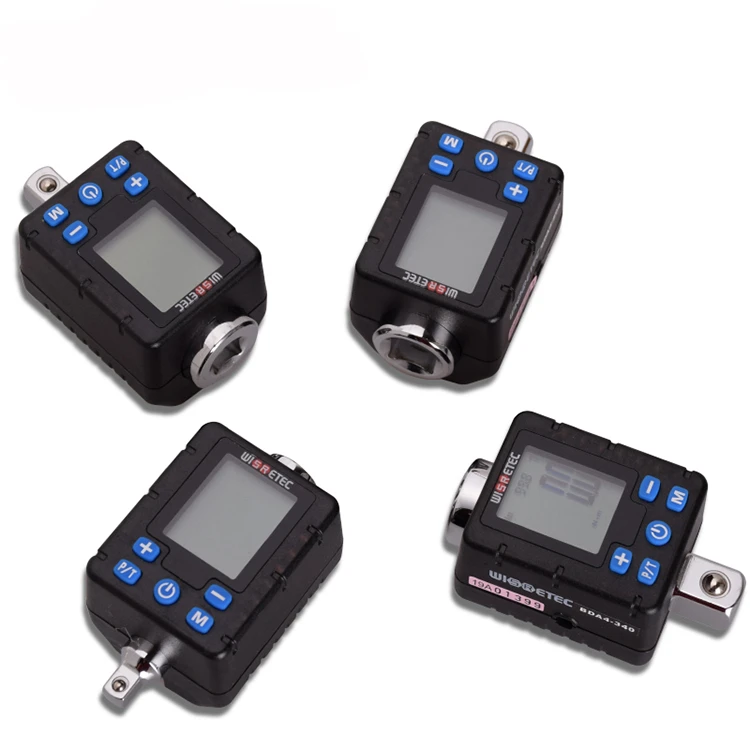 New Large Screen 1/2 Torquimetro 2-200Nm High Precision Electronic Preset Torque Meter Digital Torque Wrench Tool Adapter