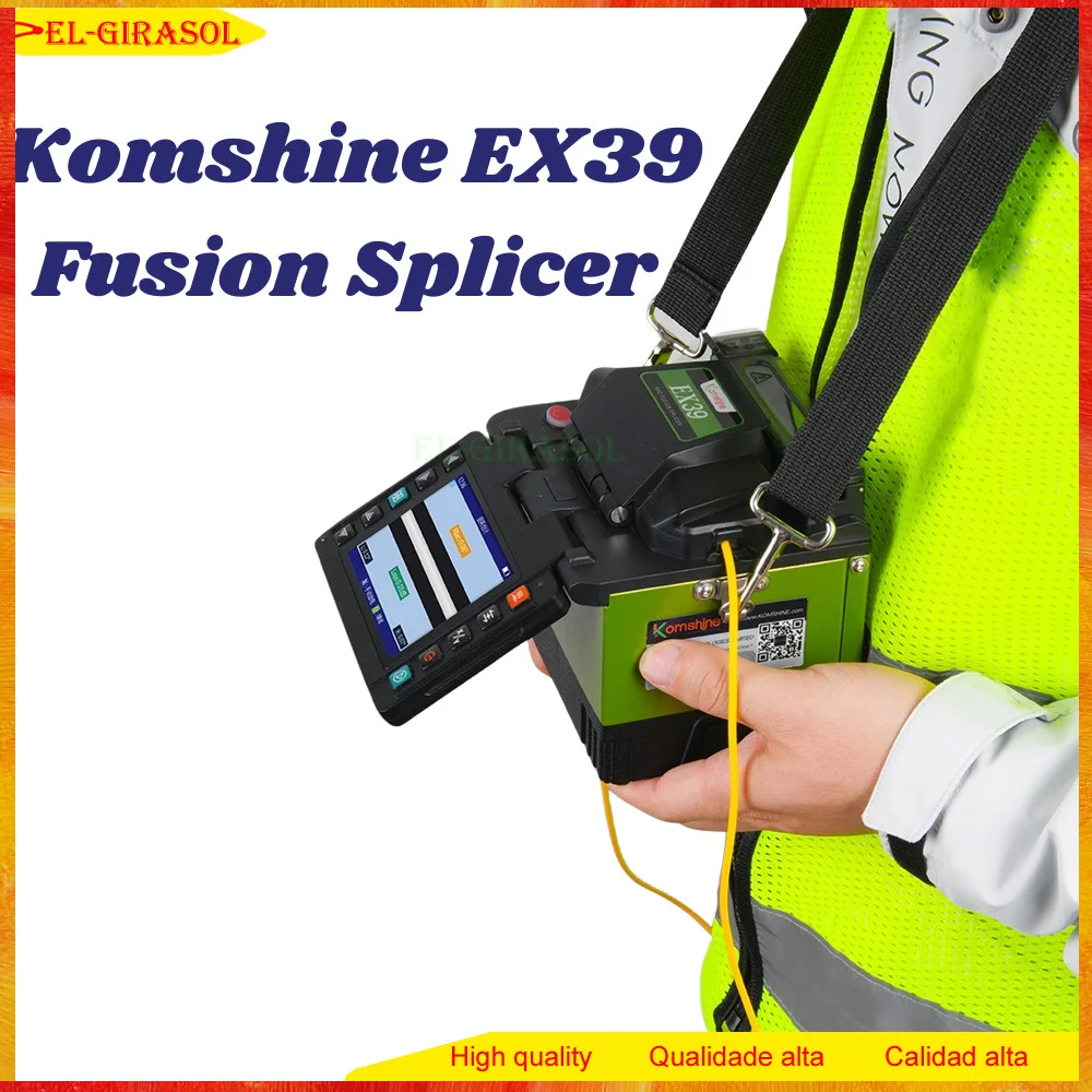 

100% New Komshine EX39 Fusion Splicer Auto ARC Fiber Splicing Machine Optical Welding Machine FTTH