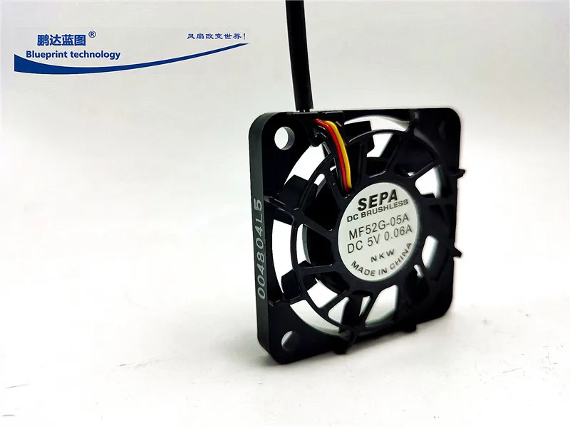 SEPA silenciosa, Mf52g-05a, 5210, 5v0, nuevo Ventilador de refrigeración de escape, dispositivo de medición de velocidad de 06A, 5,2 cm, 52x52x10MM