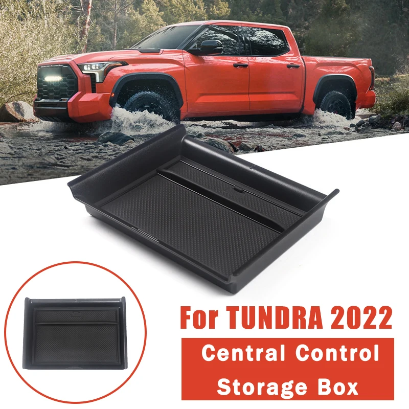 

For Toyota TUNDRA 2022 Central Control Storage Box Stowing Tidying Organizer Box Car Interior Accessories Supplies Voiture
