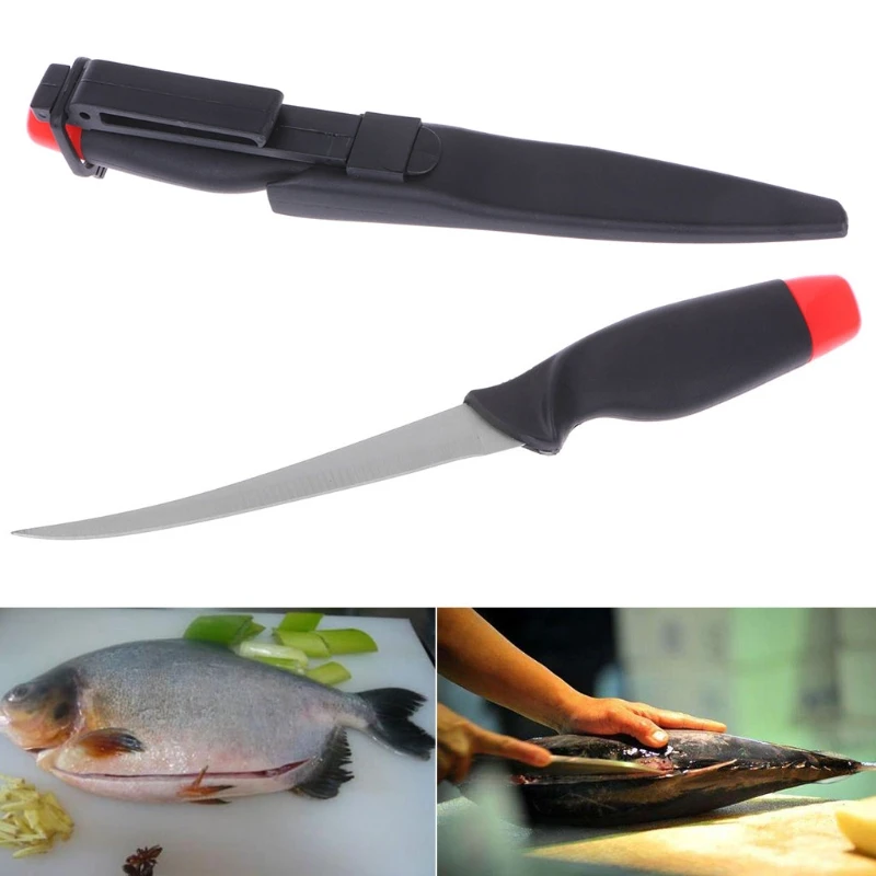 Fishing Knife Stainless Steel Floating for Sharp Portable Tackle Multifunction T