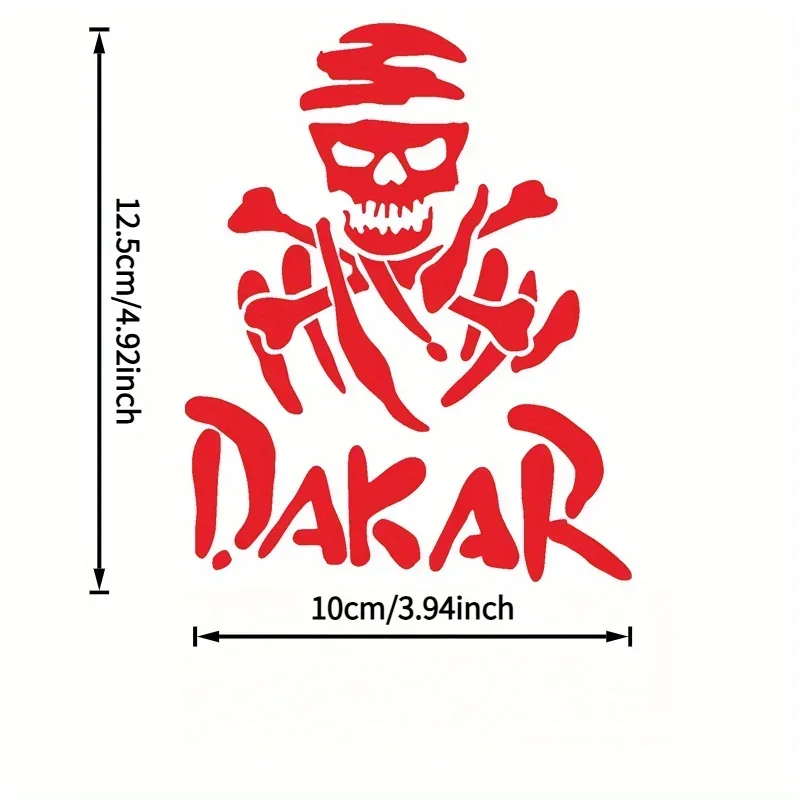 1PC "Trendy Dakar Rally Car Sticker, Racing-Themed Auto Decal, Cool Car Sticker for Customization, Standout Car Style Item"