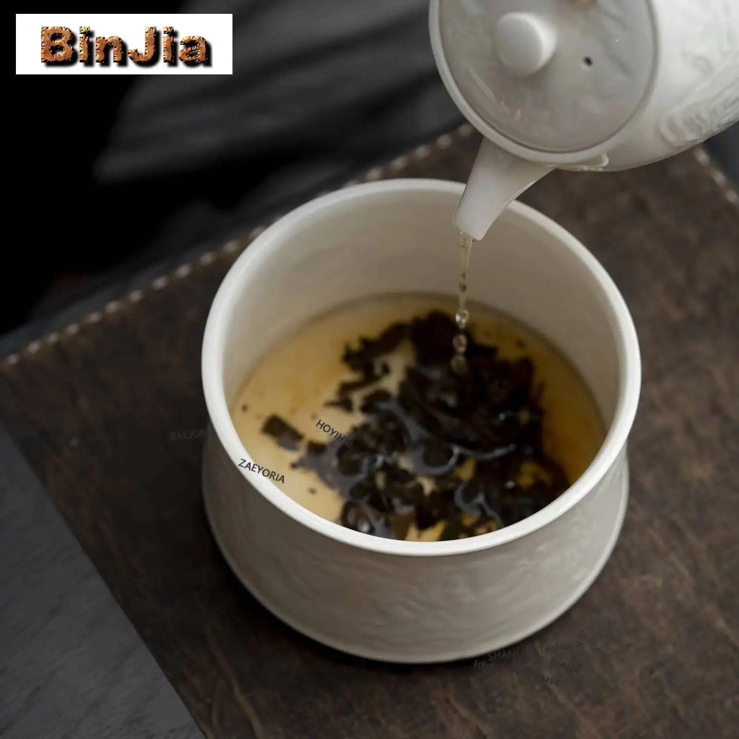 

Imitation Song Ding Kiln White Jianshui Tea Cup Wash Writing-brush Washer Water Washing Slag Tank Chaxi Equipment Collection