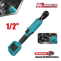 Brushless Ratchet Wrench 1/2'' Electric Impact Driver 480N.M Cordless Screw Nut Repair Power Tools for Makita 18V Battery