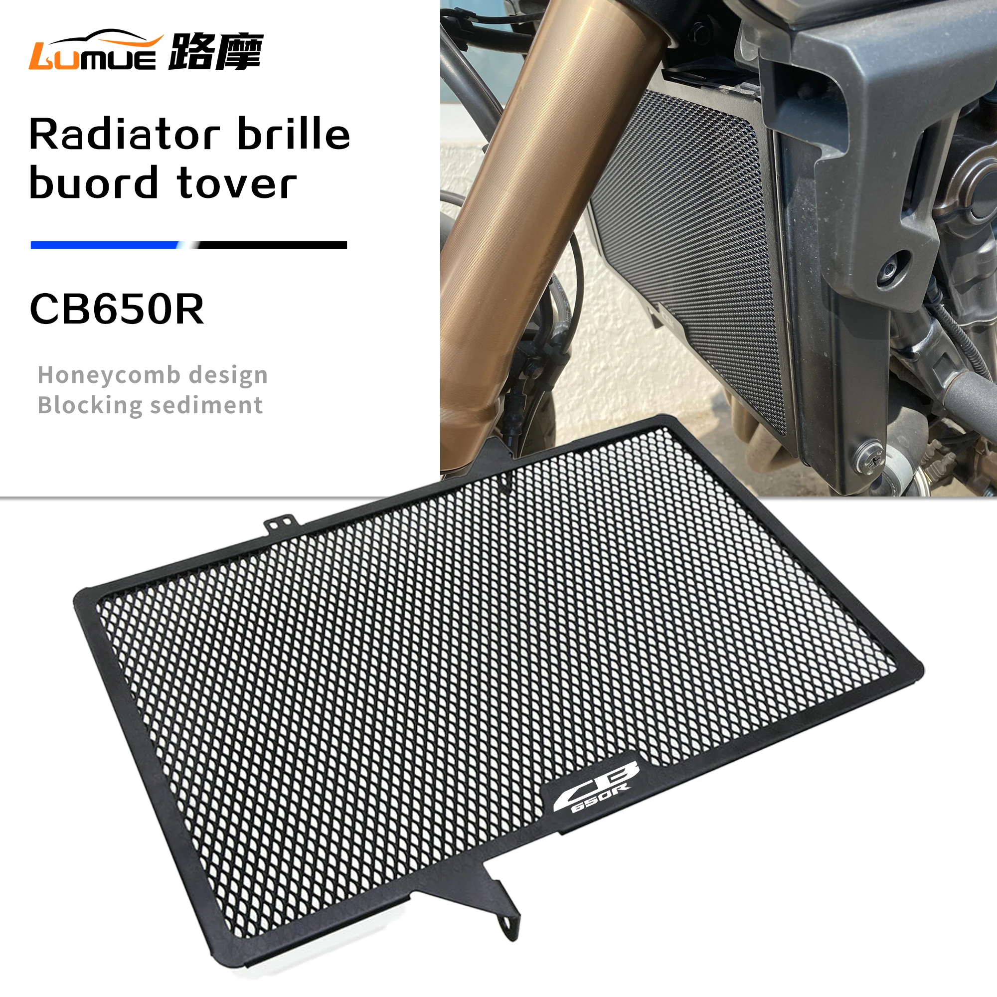 Couvercle de Protection de Calandre de Moto CNC Religieuses, pour HONDA CB CBR 650 F R CBR650F CB650F 2014 2015 2016 2017 2018 CBR650R CB650R 2019