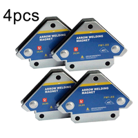 4pcs Magnetic Welding Holders Multi-angle Solder Arrow Magnet Weld Fixer Positioner Ferrite Auxiliary Locator Tools