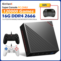 Retro Video Game Console With 120000 Game For PS3/PS2/PSP/PS1/X BOX/WII/Game Cube Super Console X Chili With Batocera & Windows