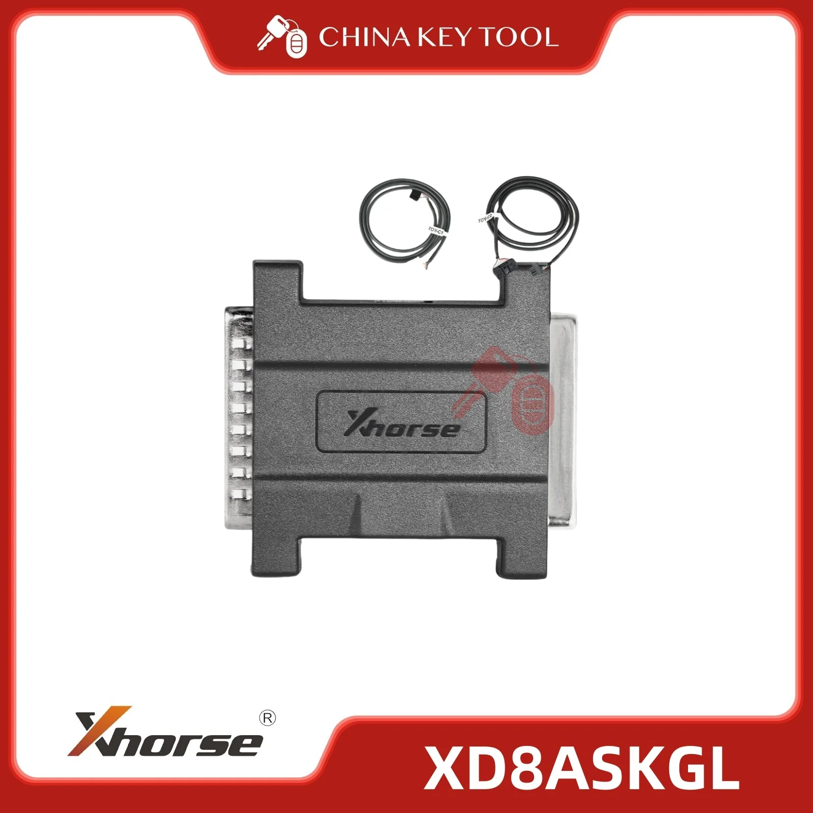 2024 New Xhorse XD8ASKGL For Toyota 8A AKL Adapter for 2017-2022 All Keys Lost with VVDI Key Tool Plus Bypass PIN