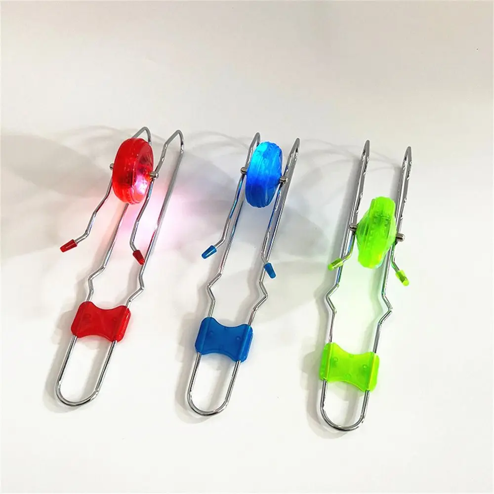 Flashing Magnetic Rail Yoyo LED Light Retro Vintage Lighted Up Twirlers Sensory Toys Gyroscopic Magnetic Gyro Wheel