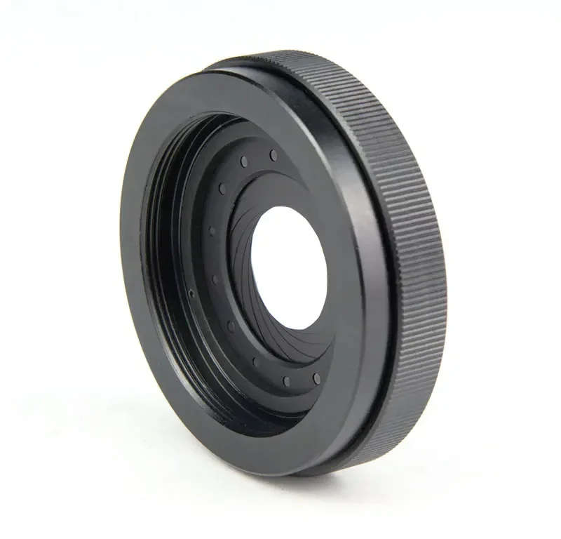 

High precision Aperture Adjustable 1.5-26mm Iris Diaphragm M30 to M37 Camera Lens Module Adapter Ring