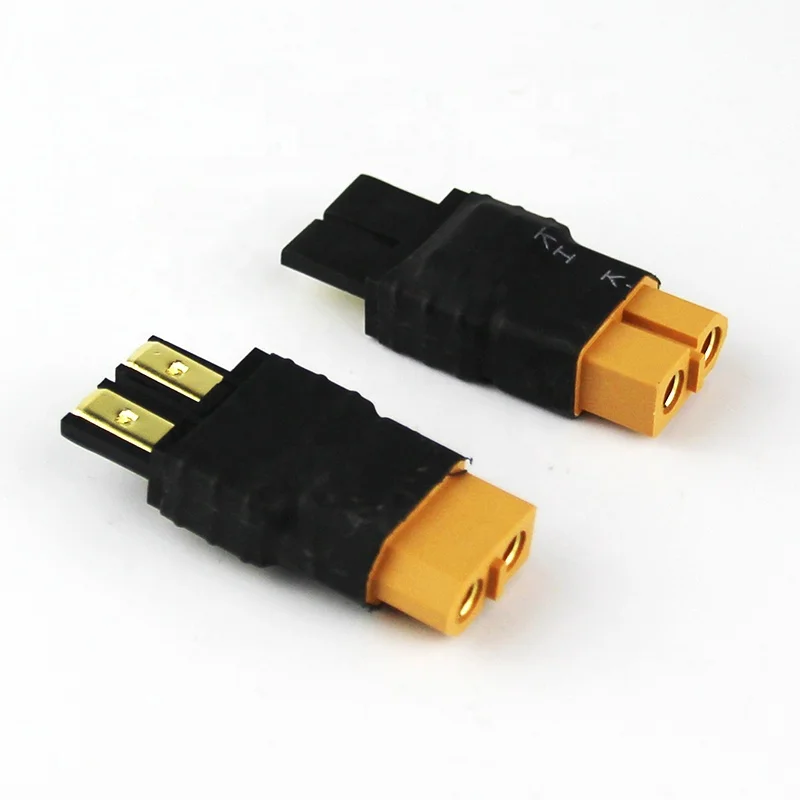30PCS Amass XT60 To TRX Plug Adapter No Wire Converter Male To Female Connector For RC Drone Lipo Battery