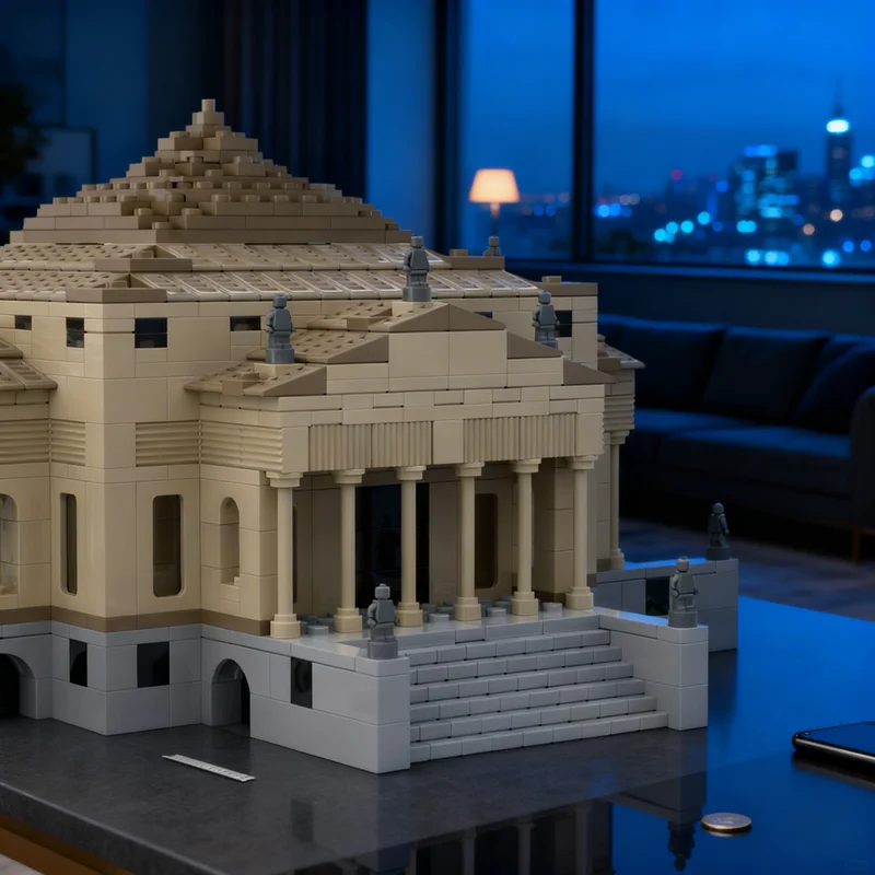 

2734pcs MOC Villa La Rotonda Architecture Model Building Blocks DIY Gift Creative Collectible Display Decor Premium Adult Kids