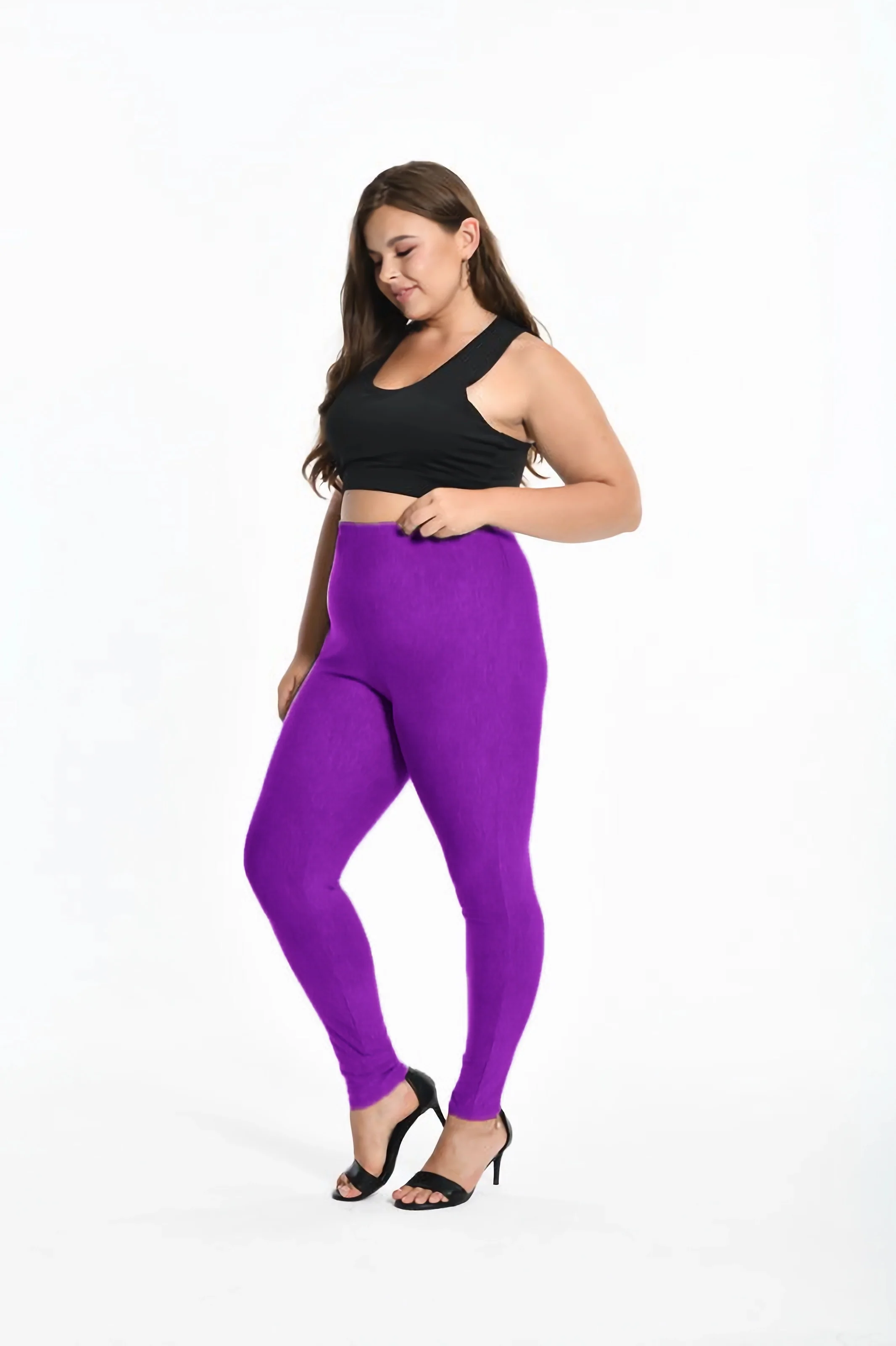 Einfarbige Jeggings XS-7XL Damen-Leggings aus Modal-Baumwolle, große Größe, Grau, Schwarz, Weiß, Rosa, Marineblau, 6XL, 5XL, 4XL, XXXL, Femme