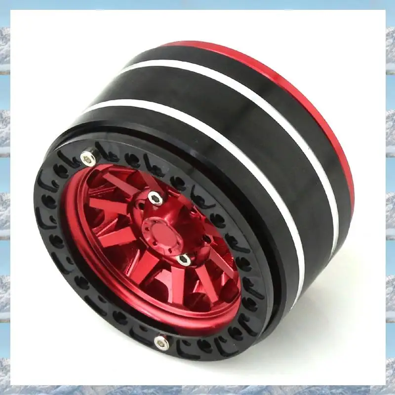 

L81A 2025-Metal 1.9Inch Beadlock Wheel Rim Outer Diameter 55Mm For RC 1/10 12Mm Hex Crawler Car Axial SCX10 90047 CC01 TRX4