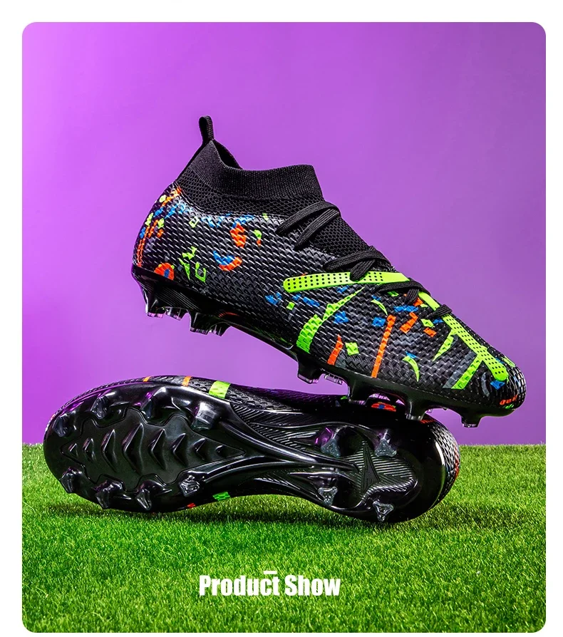 Neue Herren-Fußballschuhe Professionelle Outdoor-Sportschuhe Rutschfeste Trainingsschuhe Sneakers Rasen-Fußballstiefel Ultraleicht Unisex – Detail 11