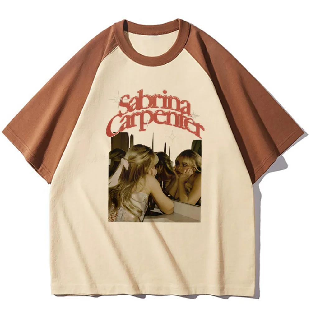 Sabrina Carpenter t-shirts women manga funny Tee female Japanese funny graphic clothing